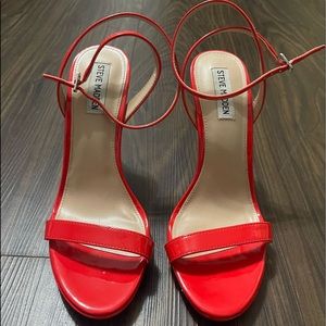 Steve Madden Red Stilettos, size 10